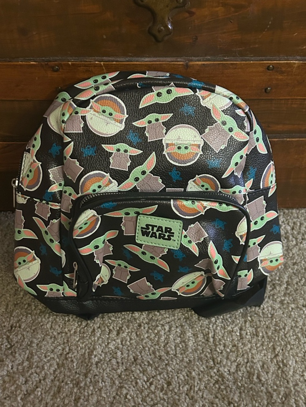 Star Wars Kids' The Child (Grogu) Black Mini Backpack - NWT
